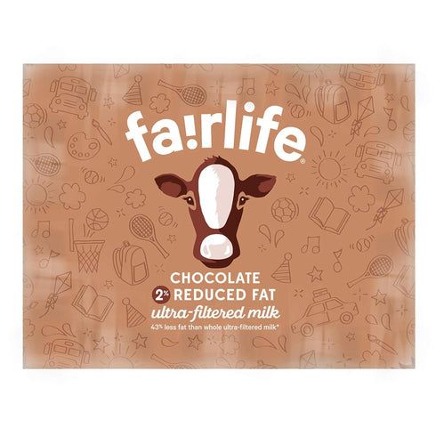 2% 12/8 96 Fairlife Chocolate Reduced Fat Ultra Filtered Milk Fl Ounce Net Wt Fl Ounce