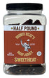 8oz Bronco Billy's Beef Jerky Sweet Heat Half Pound Jar - - New Jar Design