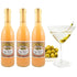 12.7 oz Pack 3, Boscoli Dirty Martini Olive Juice - Bottle, of All Natural, Gluten-Free - Premium Cocktail Mixer