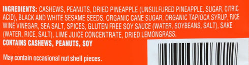 4 Sahale Snacks Thai Cashews Glazed Mix, Ounces