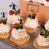 Basketball Cupcake Toppers - 24PCS Fruit Food Dessert Picks Cake Topper for Boys Kids Birthday Sport Theme