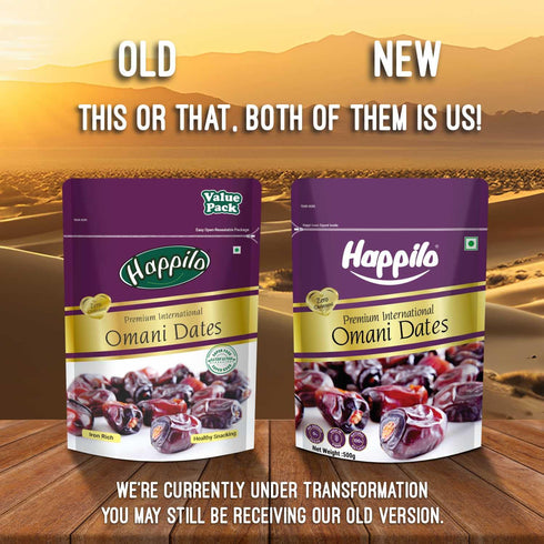Happilo 680G Pack, 680 (Pack 1) Premium International Omani Dates Value Khajoor Or Khajur Dry Fruit, Healthy