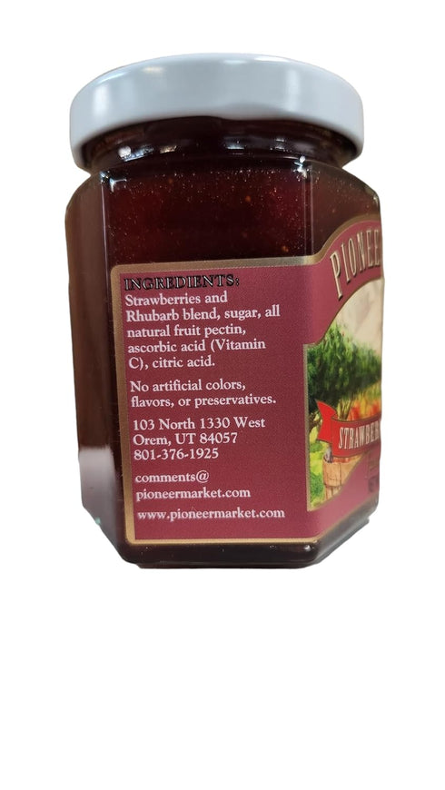 Gourmet Strawberry Rhubarb Jam by Pioneer Valley