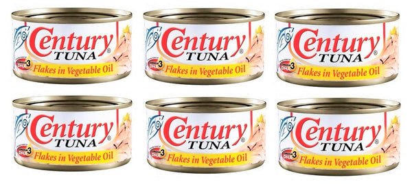 Century Tuna Flake in Vegetable Oil 180g (6 Pack)