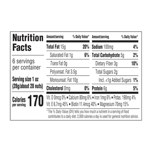 6 oz. Blue Diamond Almonds, Habanero BBQ Flavored Snack Nut, Non-GMO, Kosher, No Gluten Ingredients, Protein Based