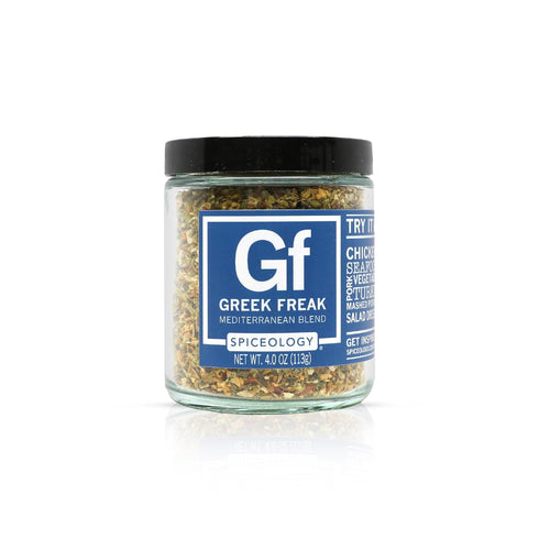 Spiceology Greek Freak Mediterranean Spice Blend - All-Purpose Rubs and Seasonings - 4 oz