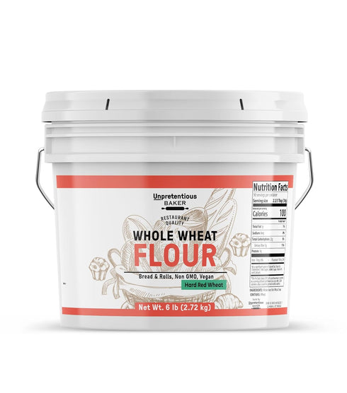 Unpretentious Whole Wheat Flour, Hard Red Wheat, Baking & Cookies, Breads &
