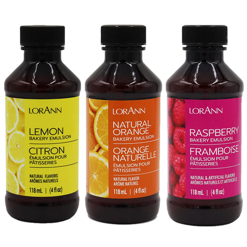 Lorann Oils Variety Bakery Emulsion, Perfect for Enhancing Baking Variety in Cakes, Cookies & Desserts