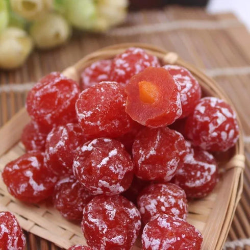 CYHJTCHS (7.06oz) 200g Salty and Sweet Dried Plum - Crack Seed Preserved Plum Fruit, Fruit Snack, Salty Sour Dried