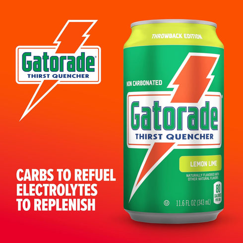 3-Flavor 12 Oz (Pack 18) Gatorade Thirst Quencher, Variety, Fl Cans