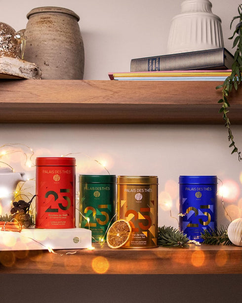 N25 Set Pack 4 3.5oz Palais des Ths - Holiday Collection Miniatures Box Gift - Assortment of Black, Green, Herbal