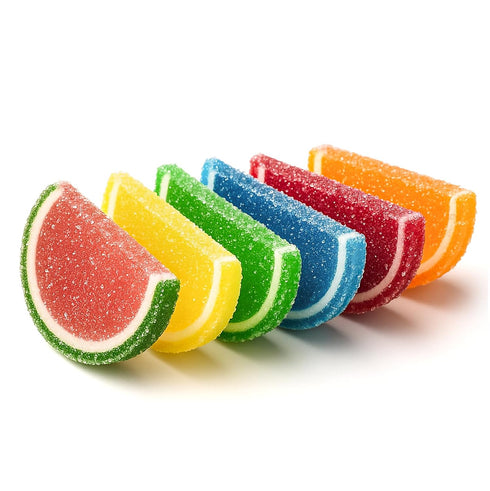 3 Gummy Gummies NY Spice Shop Mini Assorted Fruit Slices Candy - Pound Assorted Flavors Jelly Candies - Candy Bulk
