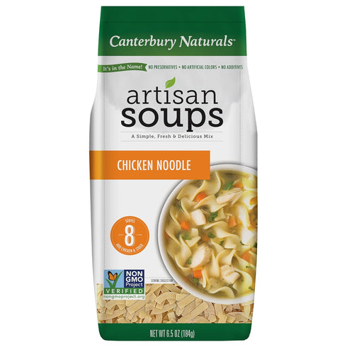 Canterbury Naturals Artisan Soup Mix, Chicken Noodle Soup Mix, Non-GMO, Makes 8