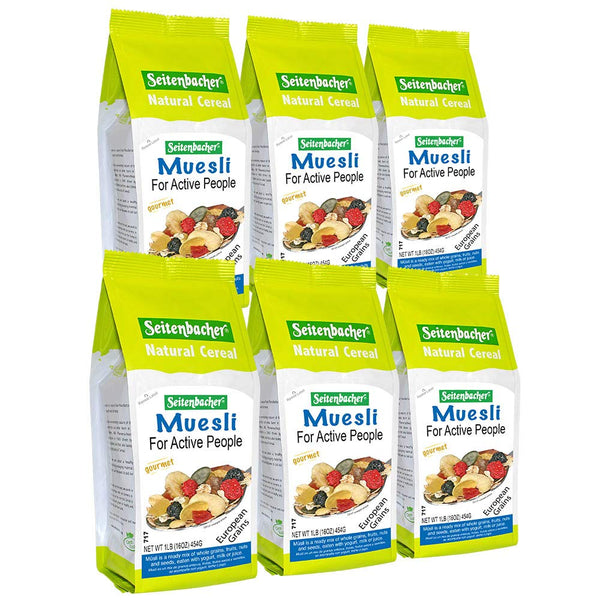 Seitenbacher Muesli Cereal #3 For Active People Fruit Mix 16 Ounce (Pack of