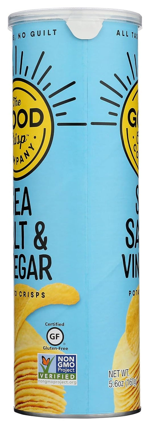 5.6 The Good Crisp Company, Potato Crisps Sea Salt Vinegar, Ounce
