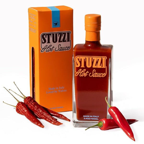 Stuzzi Premium Italian Hot Sauce, Small-Batch Craft Sauce, Dried Campanian & Cayenne