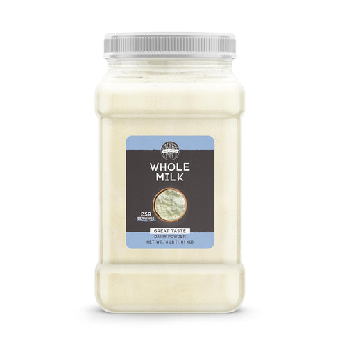 Birch & Meadow 1 Gallon of Whole Milk Powder, Light Sweet Taste,