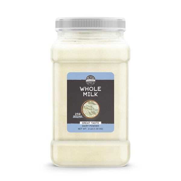 Birch & Meadow 1 Gallon of Whole Milk Powder, Light Sweet Taste,