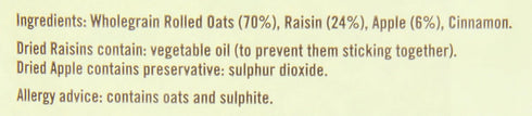 21.16-Ounce (Pack 4) FLAHAVAN'S Real Fruit Porridge with Apples & Raisins, Whole Grain Oats, Bags