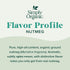 Simply Organic Pure Ground Nutmeg, 2.3 Ounce Jar, Organic, Kosher, No GMO