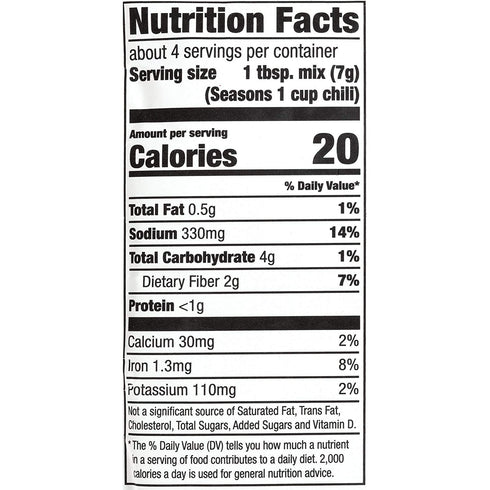 McCormick GLUTEN-FREE Chili Seasoning Mix 1oz (3 pack)