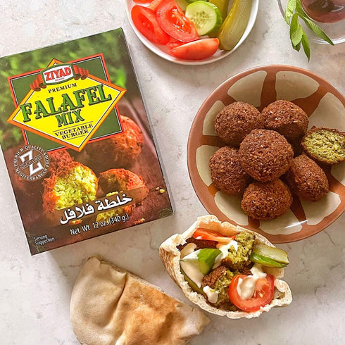 12 oz Ziyad Falafel Dry Mix - Gluten-Free, Vegan, Non-GMO, No Additives, No Preservatives - Vegan/Vegetarian Spice Mix