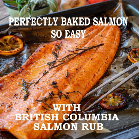 Famous 100g Pack 3 (3, 100g) British Columbia Salmon Rub Authentic West Coast Salmon Seasoning for BBQ, Oven, and Cedar