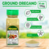 100% (6 oz) Premium Ground Oregano Natural, Gluten-Free, and Non-GMO Perfect for Italian Seasoning, Pasta, Soups
