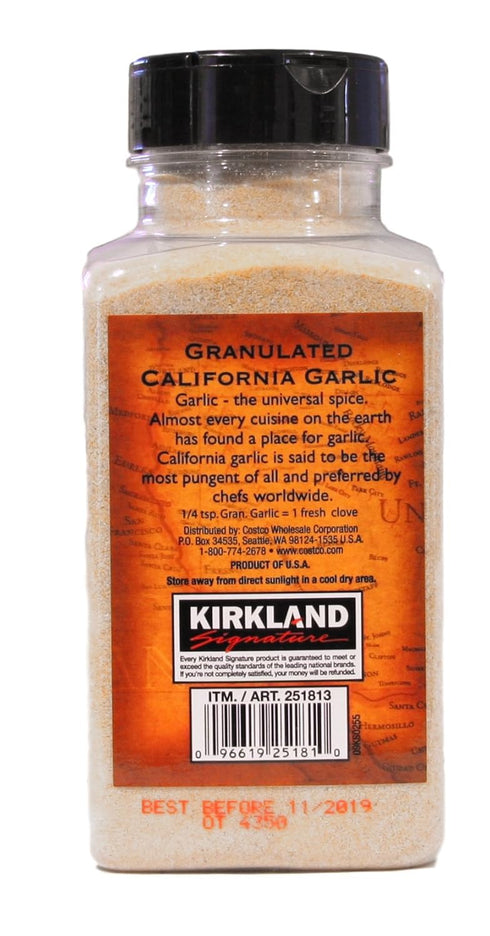 KIRKLAND 14.5 Pack 2 Signature - Spices and Herbs - Ounce Bottle - of (Granulated California Garlic)