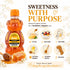 12 Oz Nature's Goodness Teddy Bear Honey Squeeze Bottle, Pure Real Golden Wildflower Honey for Tea, Baking & Cooking