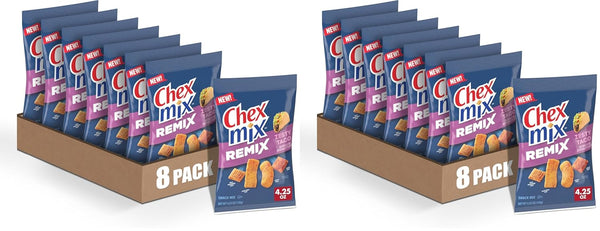 Chex Mix Remix Zesty Taco Snack Mix, 4.25 OZ (Pack of 16)