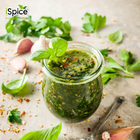 iSpice - Low-Sodium, Sugar-Free CHIMICHURRI SEASONING, World Flavor Super Spice Blend, All Natural, Ready to use as is,