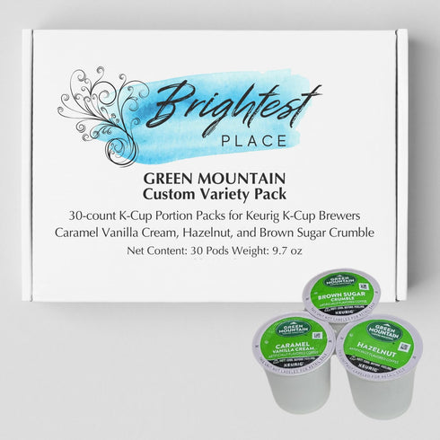 Custom Variety Pack 30-count packs Packaged K-Cup portion for Keurig K-Cup Brewers Variety with Green Mountain Flavors