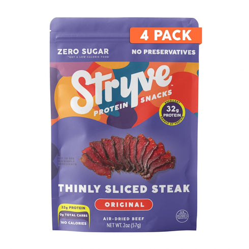 Stryve Protein Snacks - Better Than Jerky Steak Snacks. Protein Rich, Beef