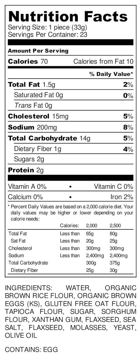 4 100% (26oz, 737g Ebans Bakehouse Fresh Baked Gluten-Free Flaxseed Oat Bread - Loaves - Natural - Soy, Wheat and Dairy