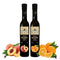Ellora Farms, Combo Pack Fresh Orange and Peach Infused Balsamic Vinegar Crme,