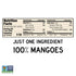 40 1 (35g Pack 18) South Snacks Tropical Mango Fruit Bar, just Ingredient, No Added Sugar, Real Dried Fruit Leather