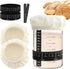 Olnverath 9pcs Sourdough Starter Set,3 Bread Fermentation Cover,3 Thermometer,3 Feeding Date Band,Sourdough Bread