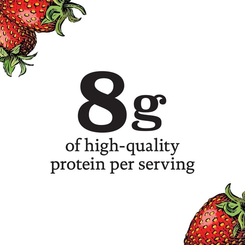 8 oz. 5 siggi's Probiotic Drinkable Whole Milk Yogurt, Strawberry, Single Serving, Only Ingredients