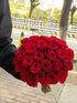 Cassiolina (24) Fresh Cut Freedom Red Roses Bouquet, Premium Long Stem Red Roses, Fresh Cut Roses for Valentines Day