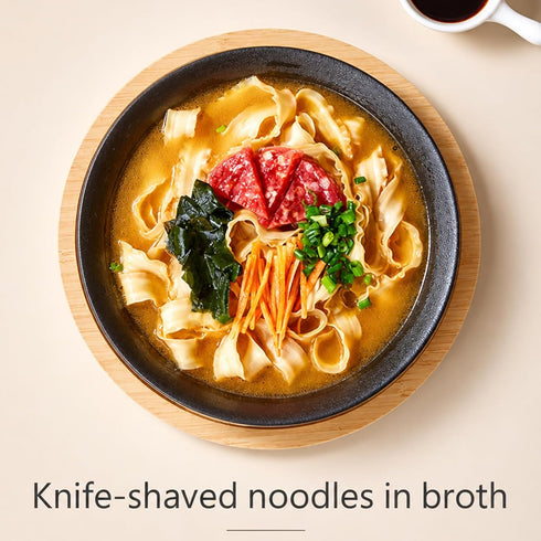 DGYLHBJ 17.63oz(pack 2), 100% Authentic Knife Cut Noodles, of Unseasoned, Clean Ingredients, Zero Additives & Vegan