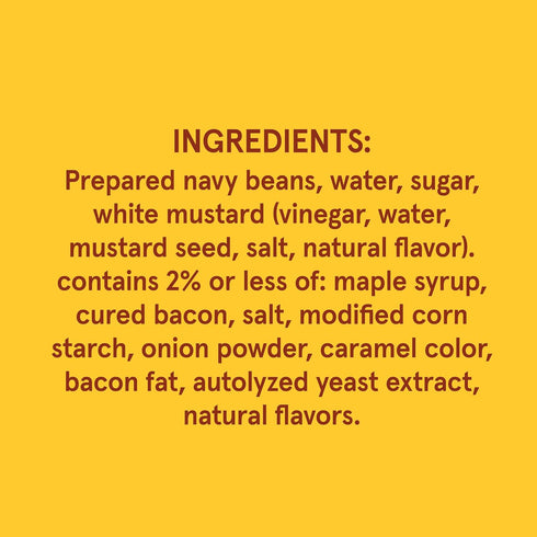 16 oz (Pack 12) BUSH'S BEST Canned Maple Cured Bacon Baked Beans Source of Protein and Fiber, Low Fat, Gluten Free