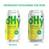 12 Pack (12oz oHy Hydrogen Sparkling Water Magnesium & Antioxidant Hydration, Zero Sugar, Zero Calories, Lemon Lime