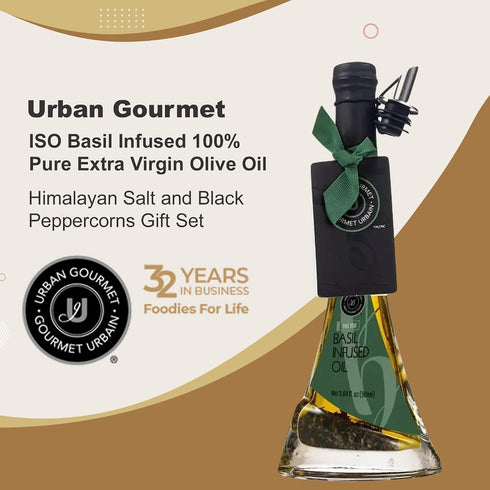 100% 90ml (3.04oz) Urban Gourmet ISO Infused Pure Extra Virgin Olive Oil With Pourer Used in Marinades, Brushed on