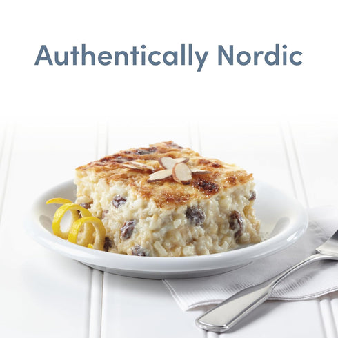 12 oz, 2 Pack Lars Own Scandinavian Porridge Rice, Short Grain for Swedish Rice Pudding & Breakfast Porridge
