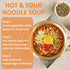 16 oz Yimi Kimchi Mushroom Ramen Toppings, Dehydrated Freeze Dried Vegetables, Mixed Veggies Soup for Ramen Noodles