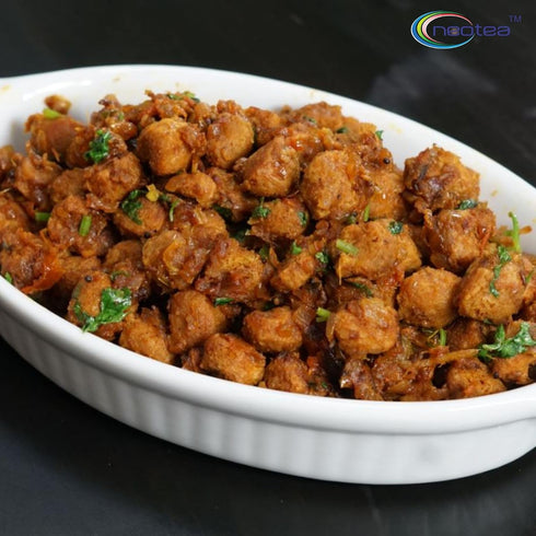 250 Neotea Soya Chunks | Soya Wadi | Small Soya | Gm Non-GMO, Gluten Free, Low Fat, Low Sodium, Vegan, Meat Substitute