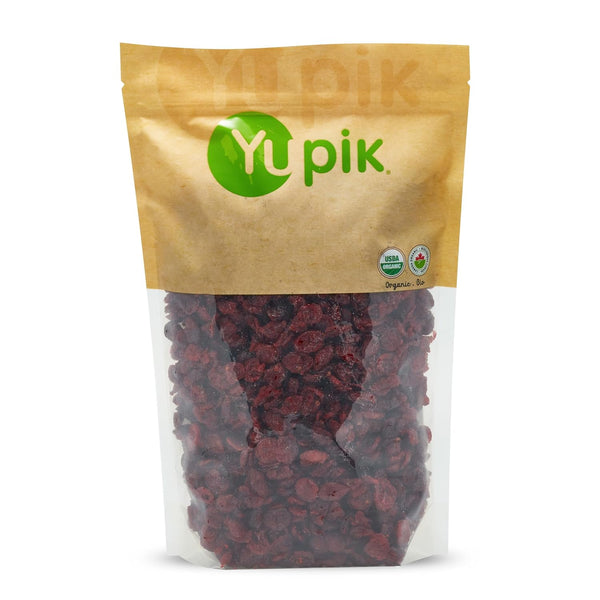 Yupik Organic Cranberries, 2.2 lb (35.2 oz), Non-GMO, Gluten-Free, Kosher, Vegan, Sweetened