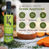 100% 500 ml 16.9 oz Kasandrinos Organic Olive Oil Extra Virgin, Polyphenol Rich Greek Olive Oil, Organic First Cold