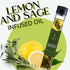 TILZ COLLECTION Set -6x40ml set, Set Tilz Infused Olive Oil Gift Flavoured, Cooking Oil/Bread dipping oils gift |Basil